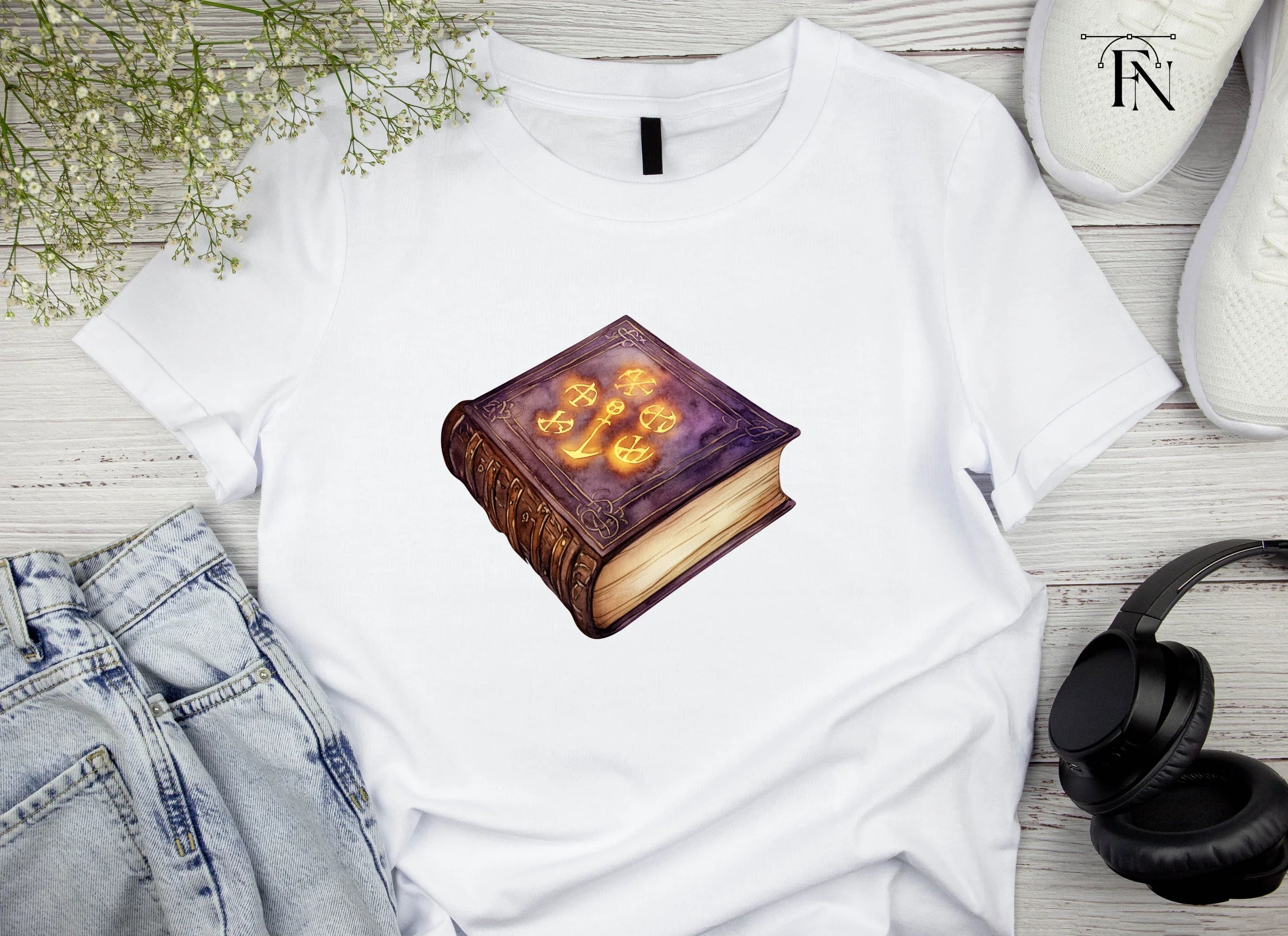 Ancient Grimoire Magic Book Clipart Bundle