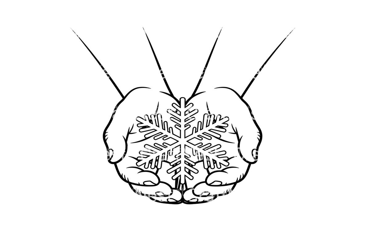 Snowflake and Ornament Coloring Books
