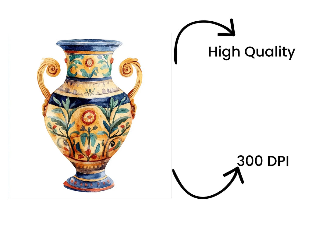 Ancient Greek Vases Clipart Bundle
