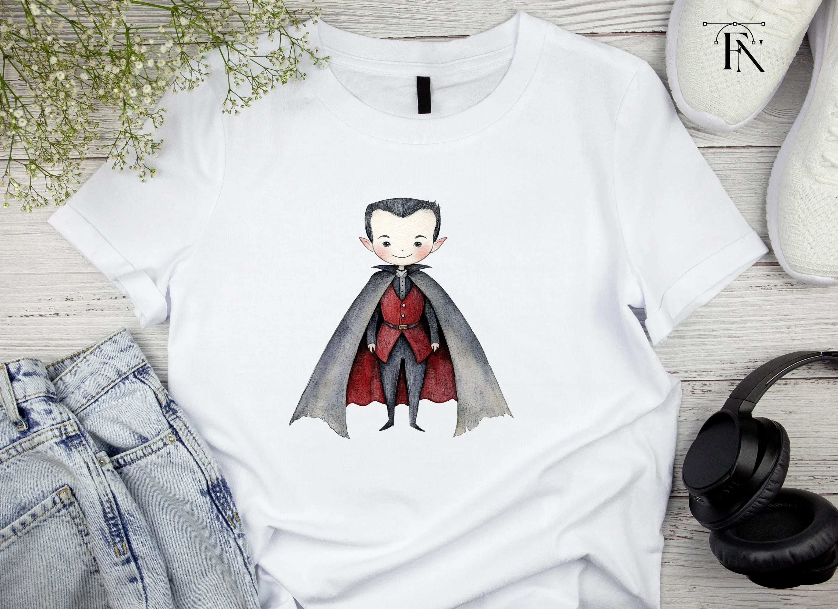 Cute Vampire Clipart Bundle