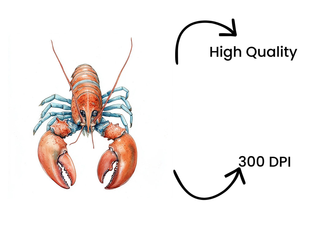 Realistic Lobster Clipart Bundle