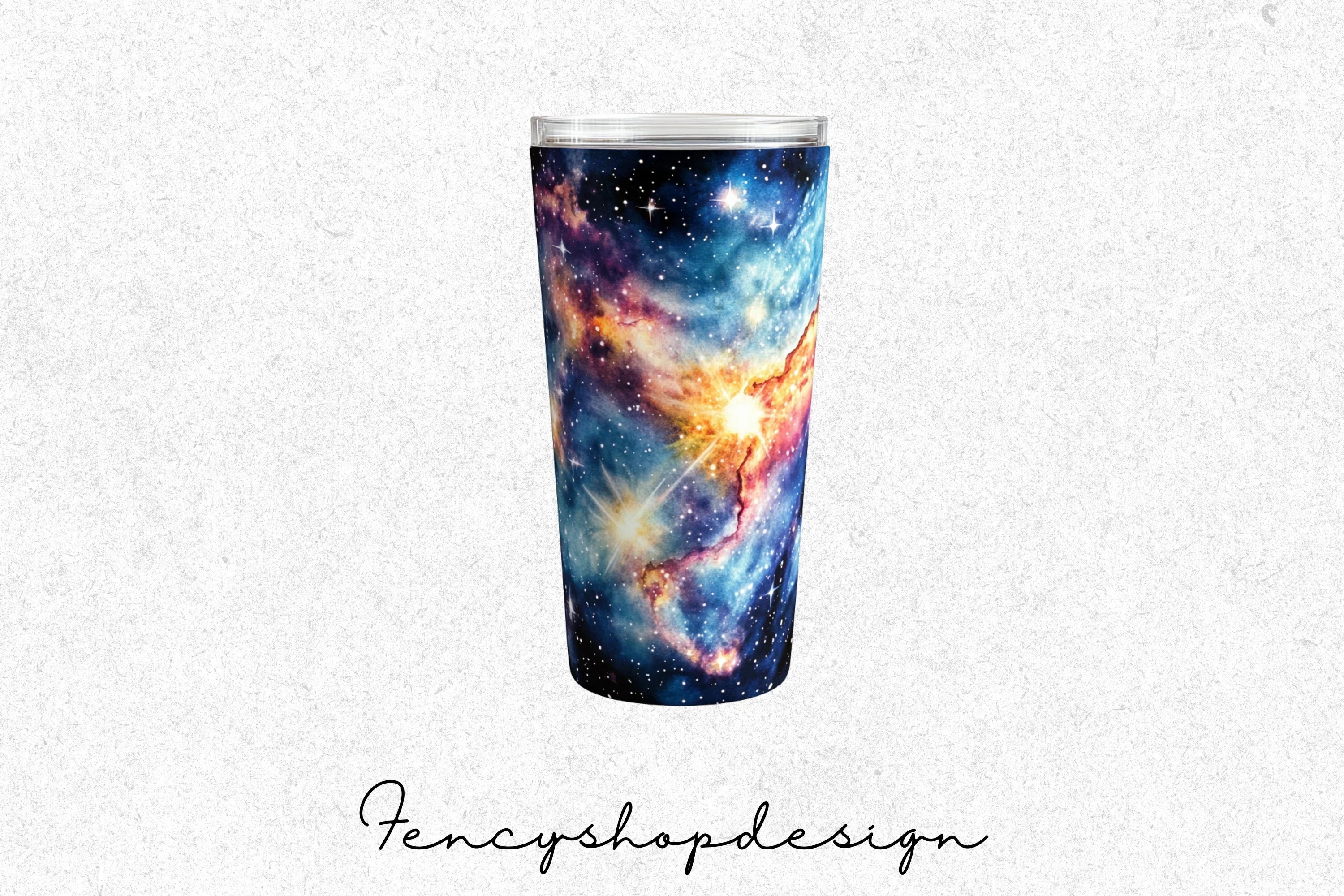 Cosmic Cloud Tumbler Clipart Bundle