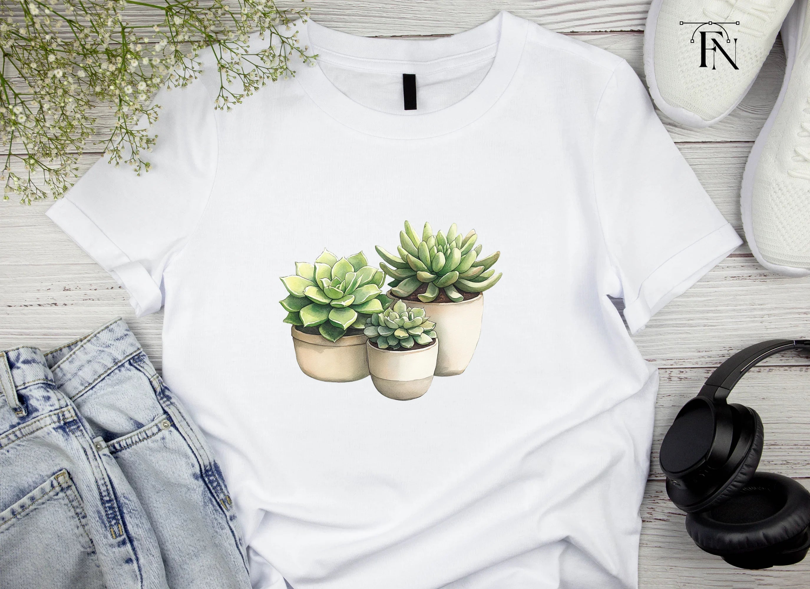 Succulent Plant Clipart Bundle