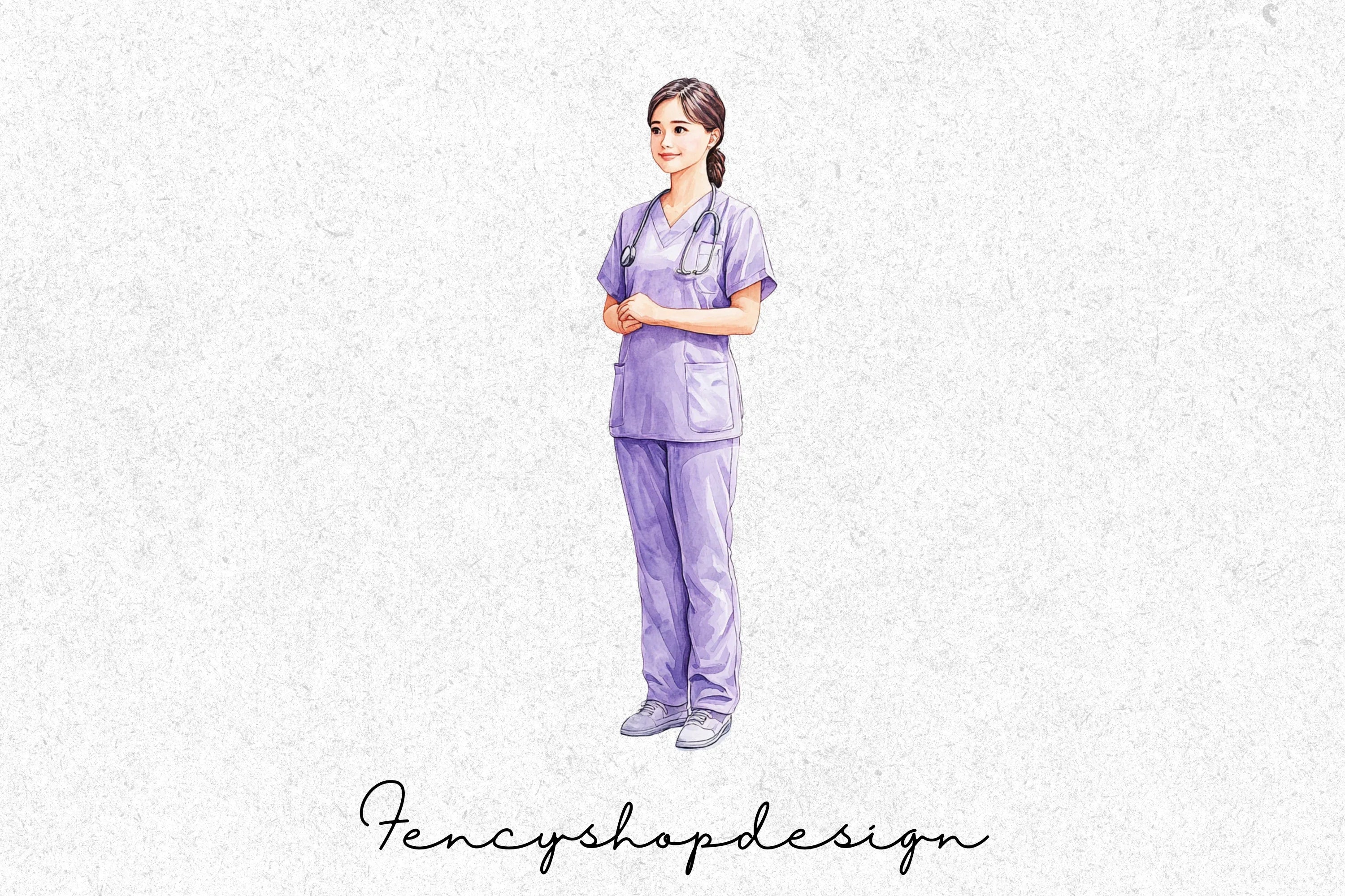 Healthcare Nurse Professional Clipart Bundle