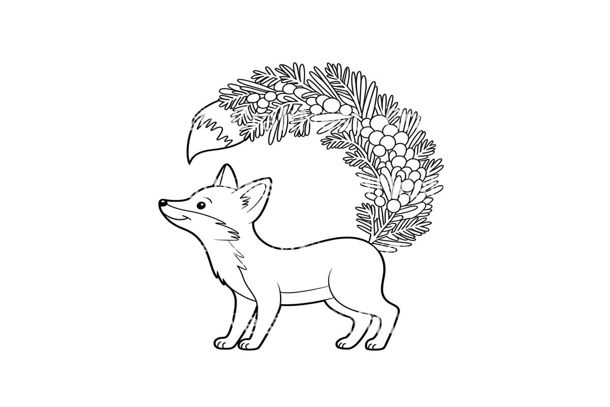 Charming Fox Coloring Books