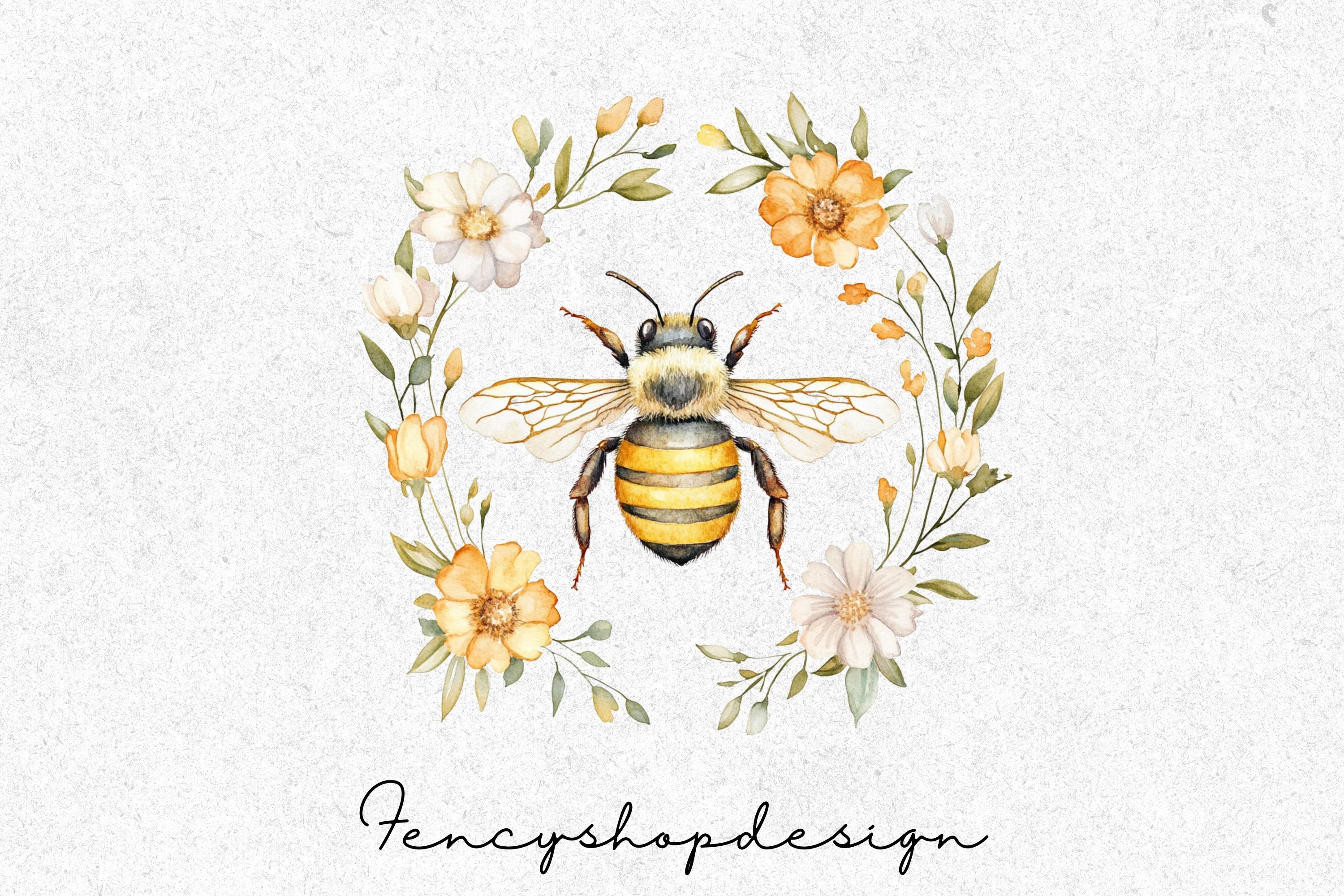 Bumble Bee Clipart Bundle