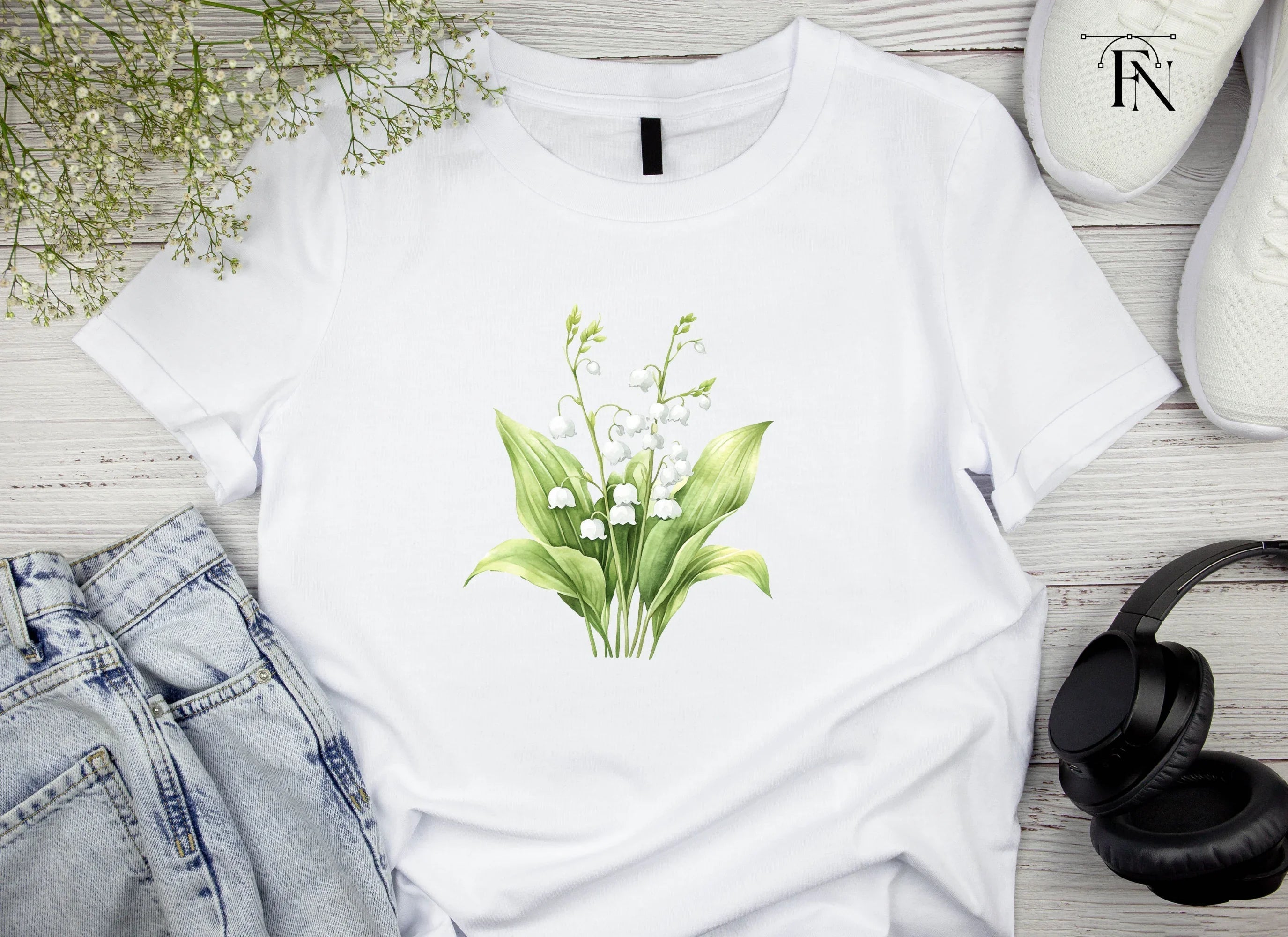 Lily of the Valley Clipart Bundle