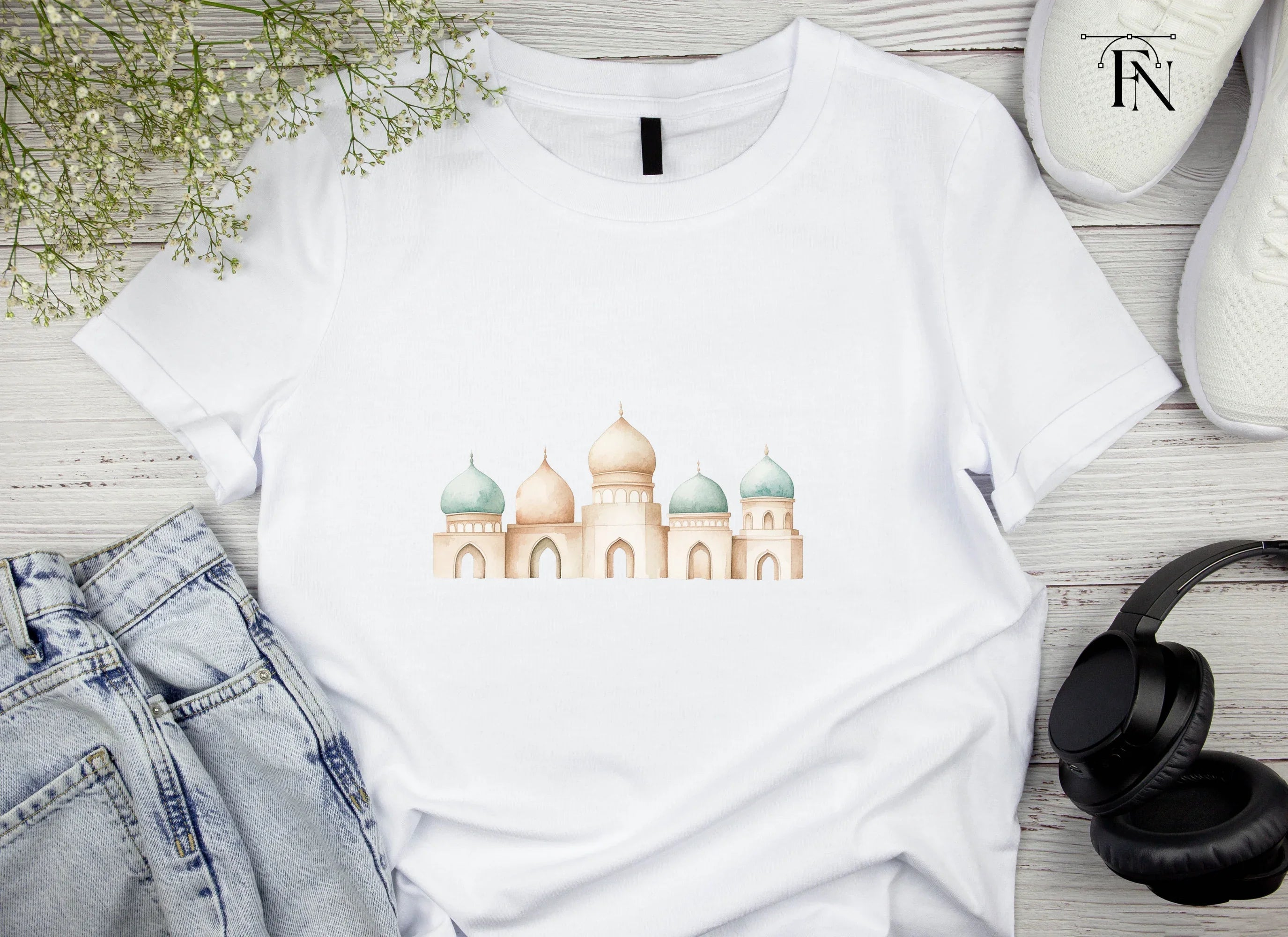 Middle Eastern Cityscape Clipart Bundle