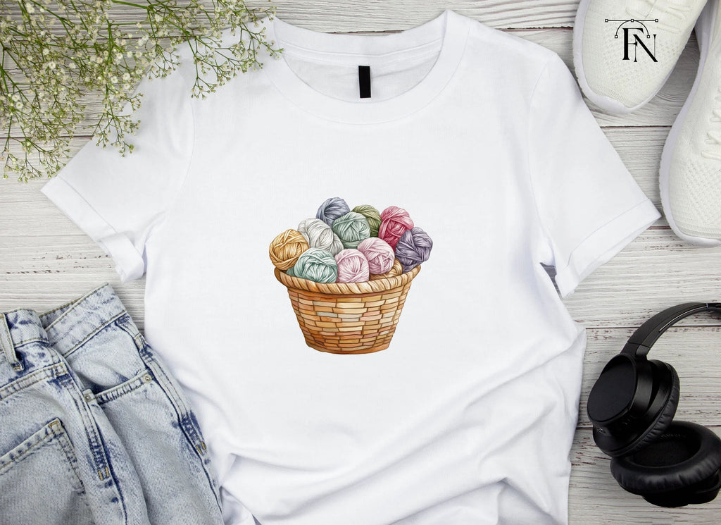Cozy Yarn Basket Clipart Bundle