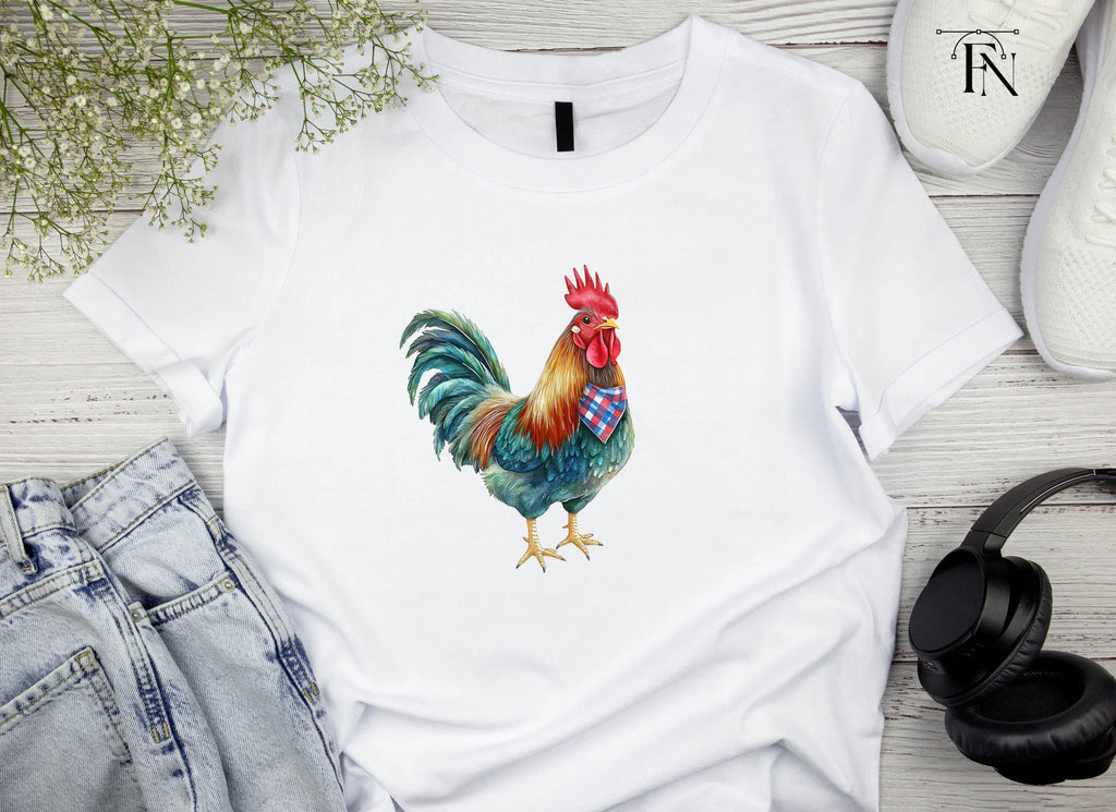 Rooster Bandana Clipart Bundle