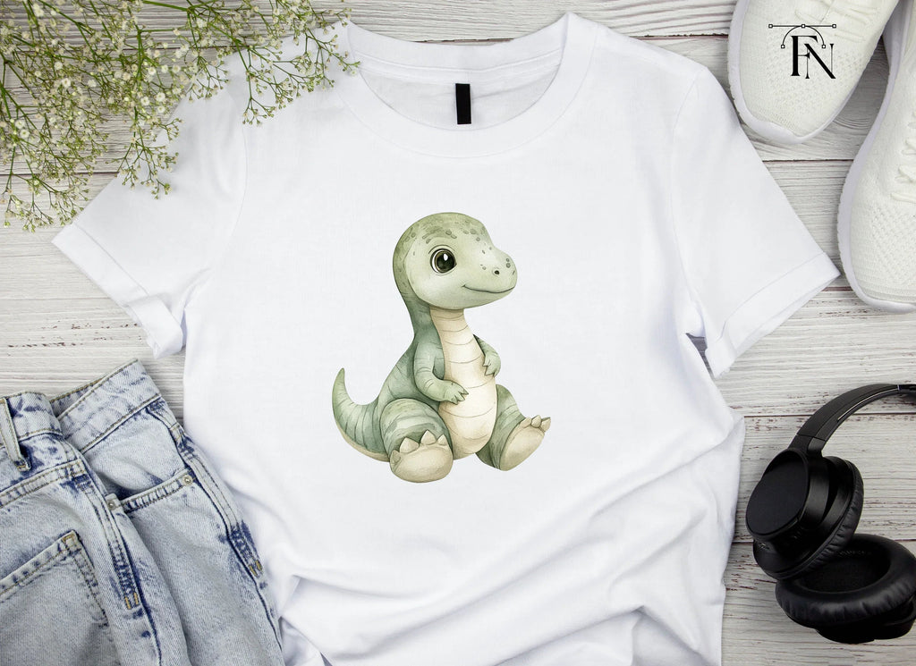 Cute Baby Dinosaur Clipart Bundle