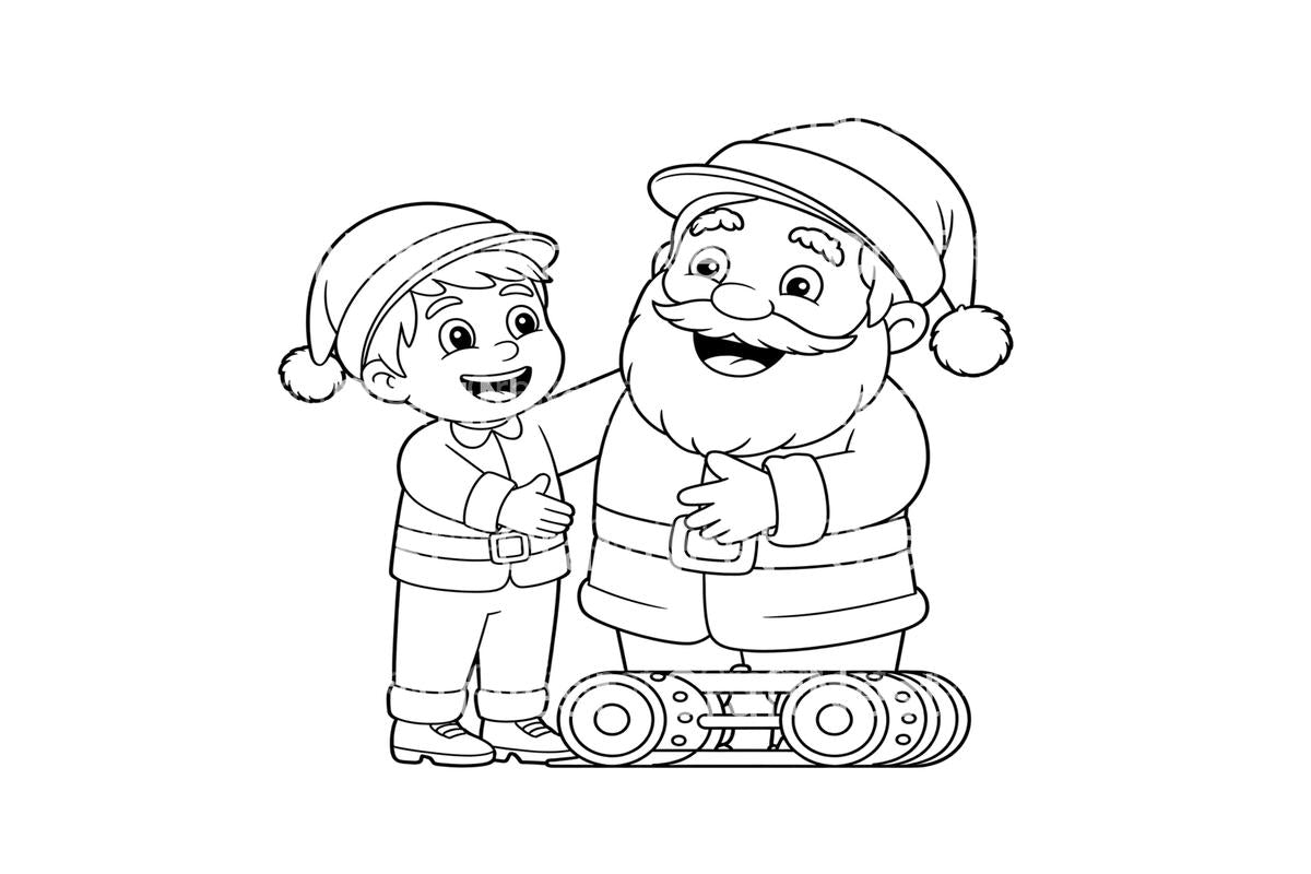 Santa's Workshop Magic Coloring Books