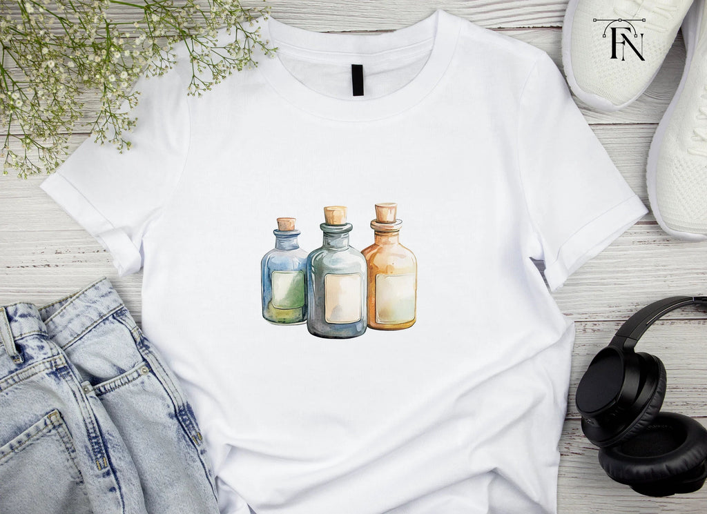 Vintage Potion Bottles Clipart Bundle