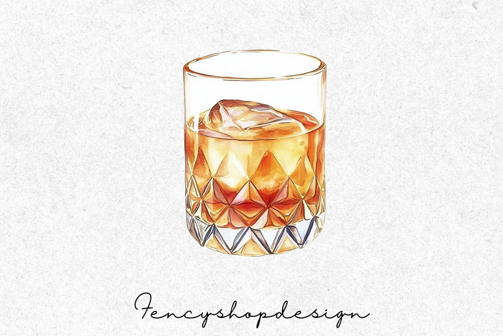 Whiskey Bourbon Clipart Bundle