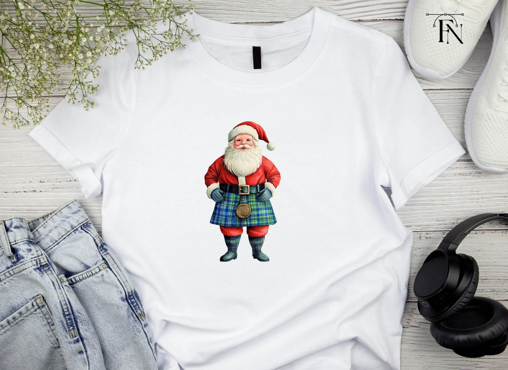 Scottish Santa Claus Clipart Bundle