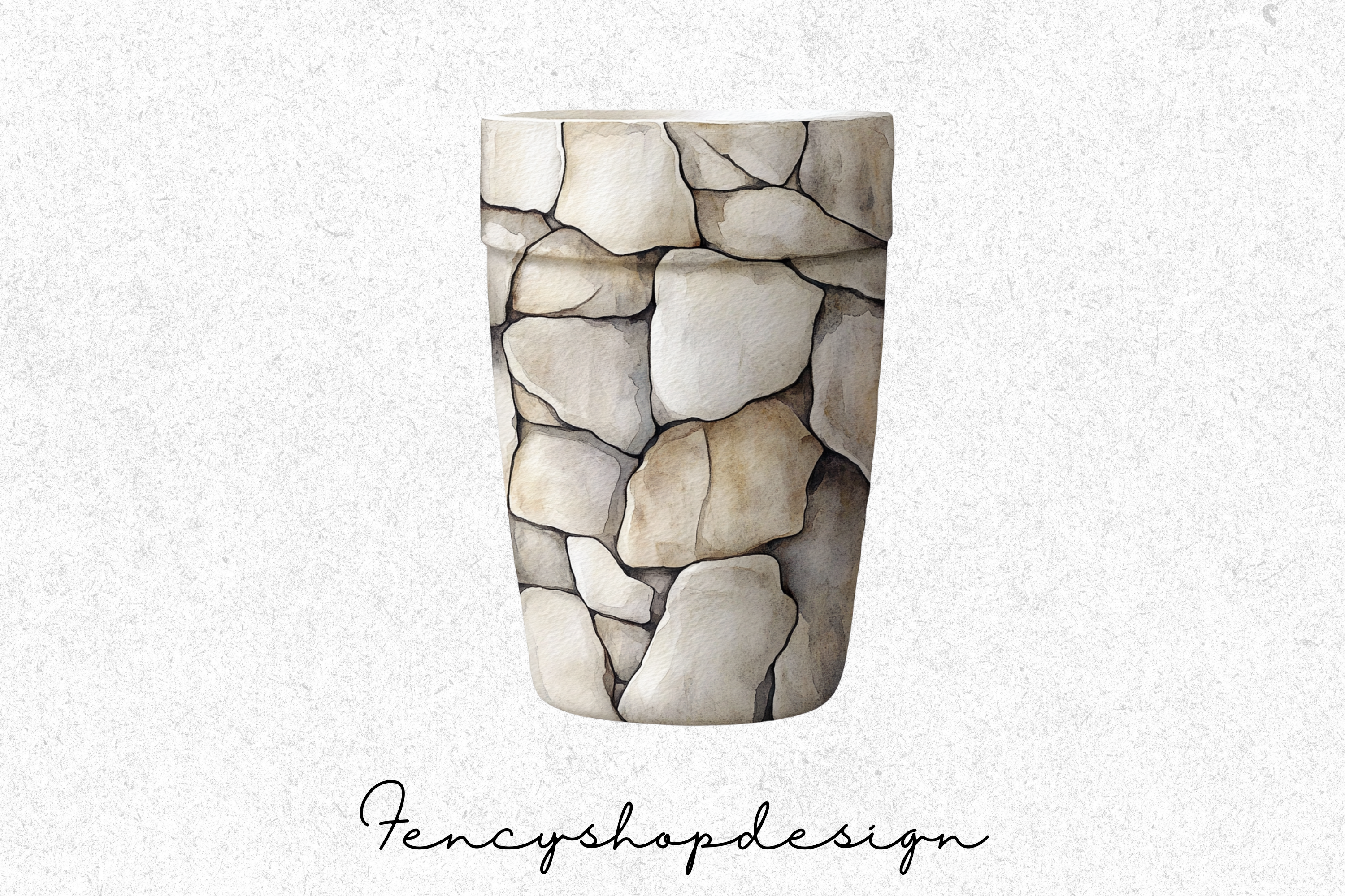 Marble Agate Tumbler Designs Clipart Bundle