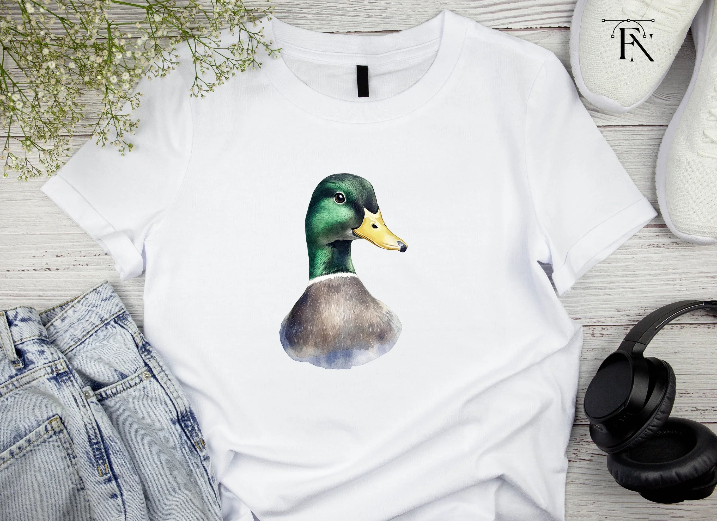 Mallard Duck Head Clipart Bundle