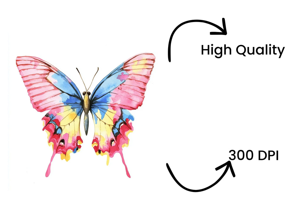 Vibrant Butterfly Clipart Bundle