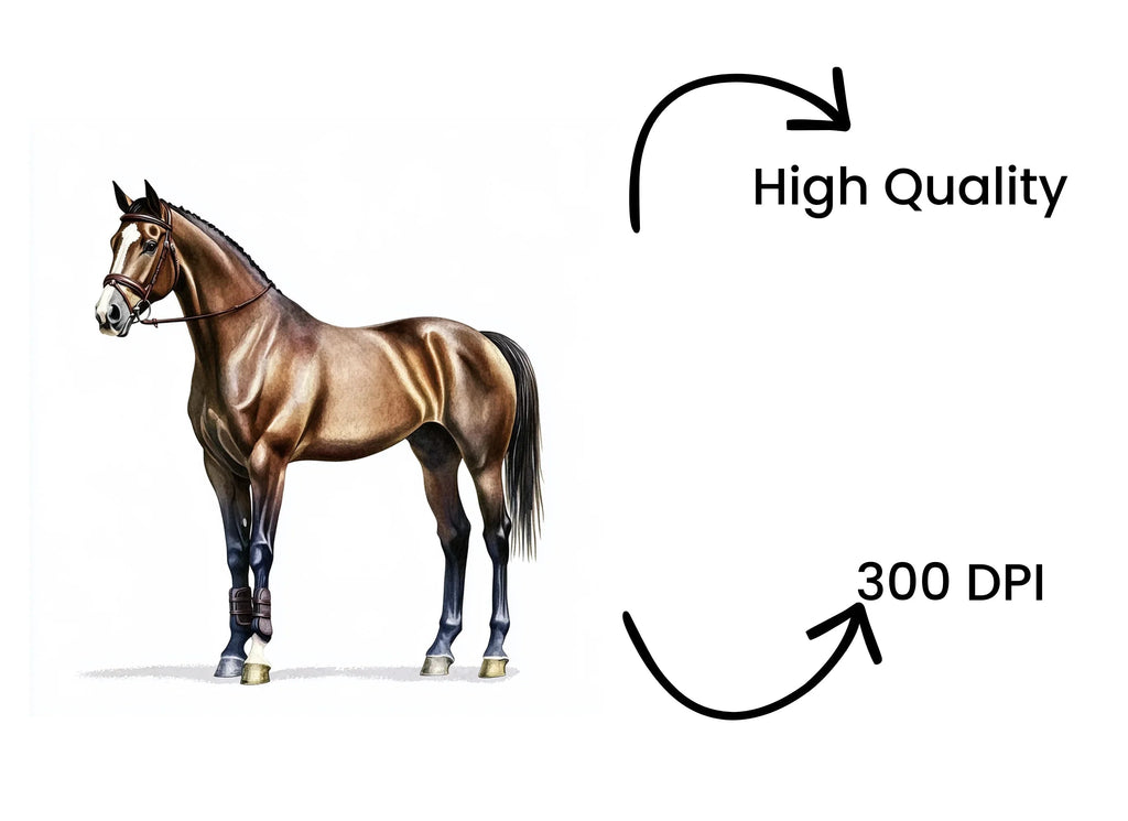 Elegant Horse Breeds Clipart Bundle