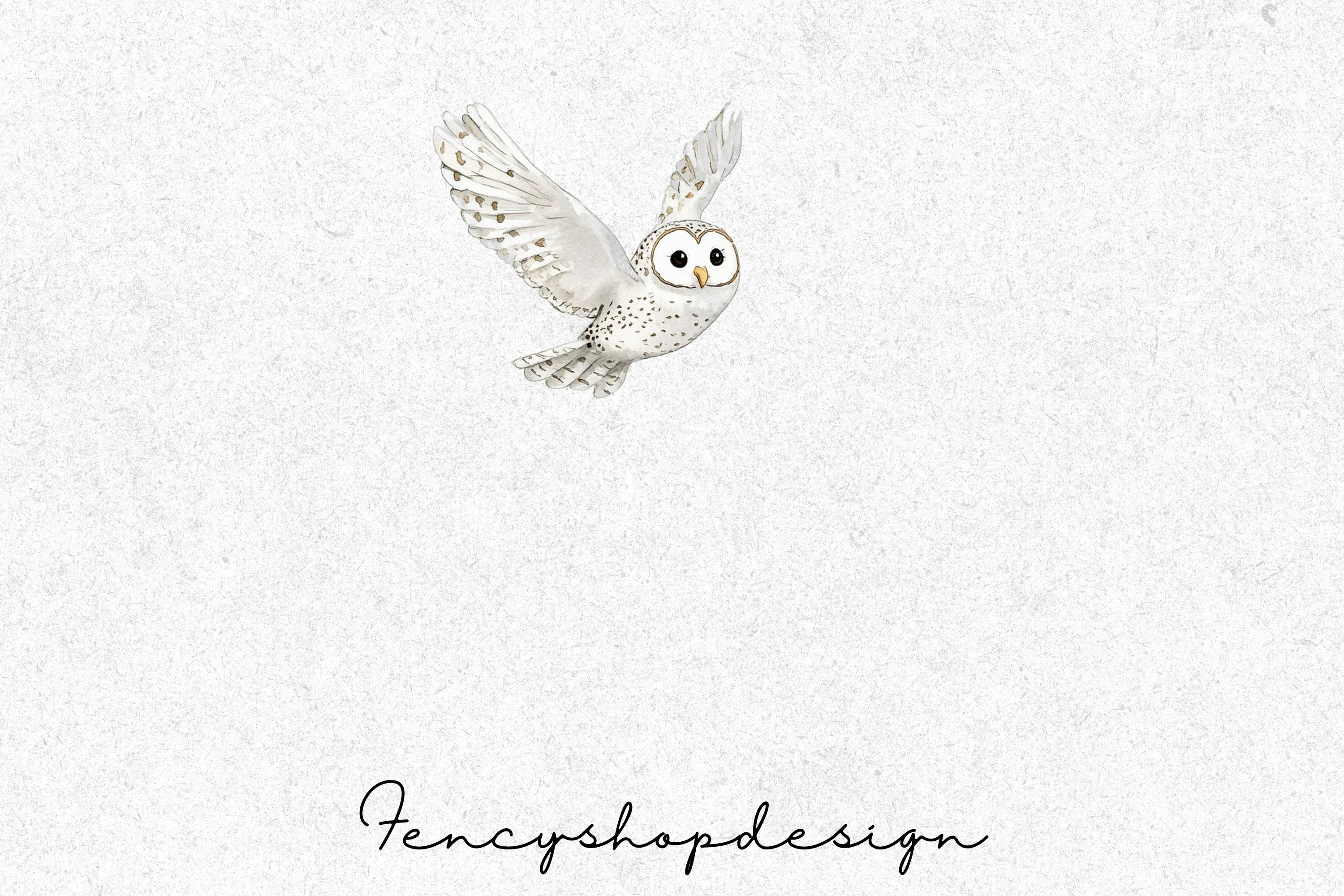 Christmas Owl Mail Clipart Bundle