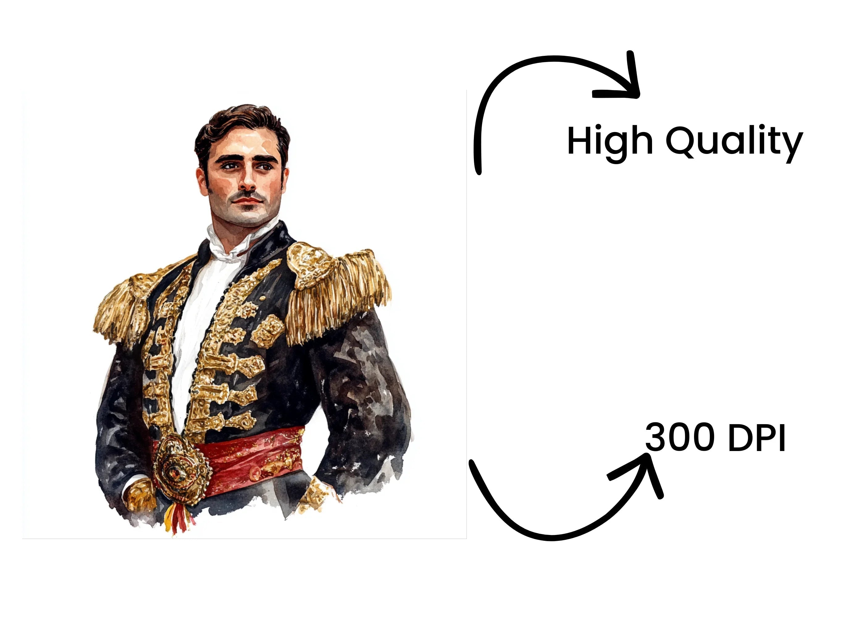Spanish Matador Clipart Bundle