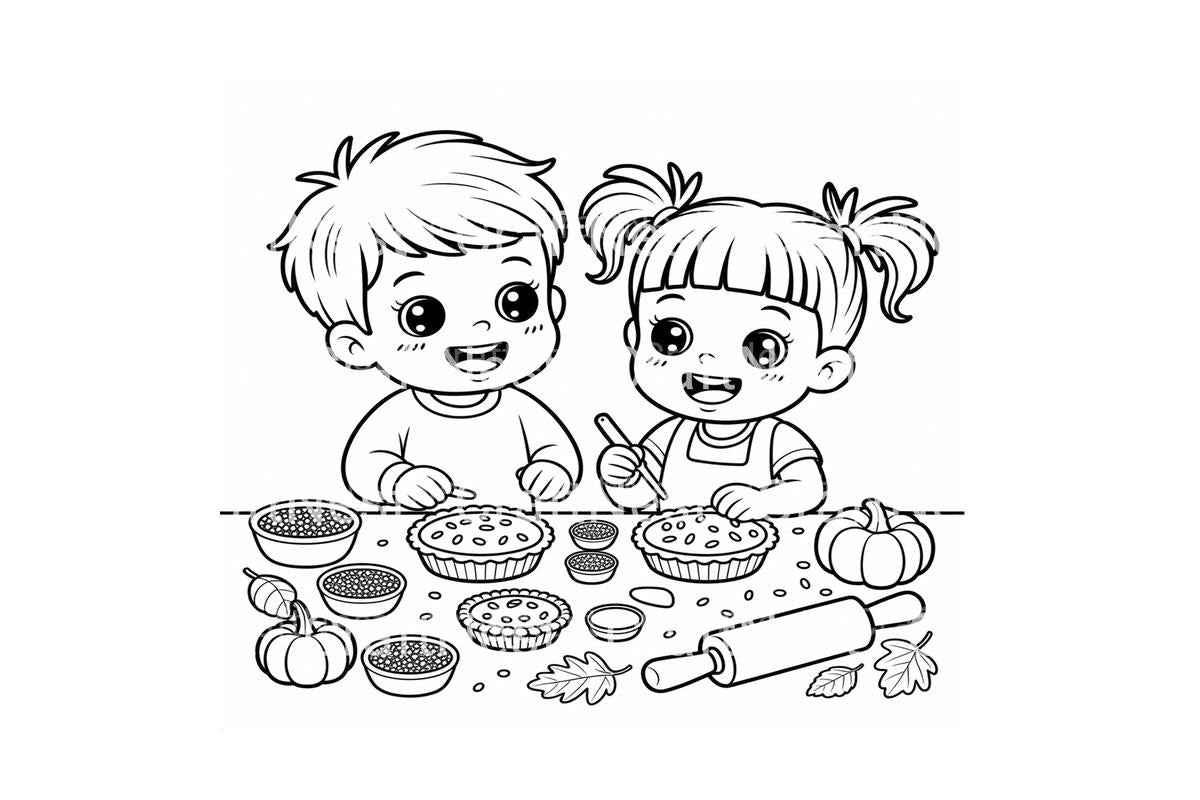 Cute Pumpkin Wreath Coloring Books