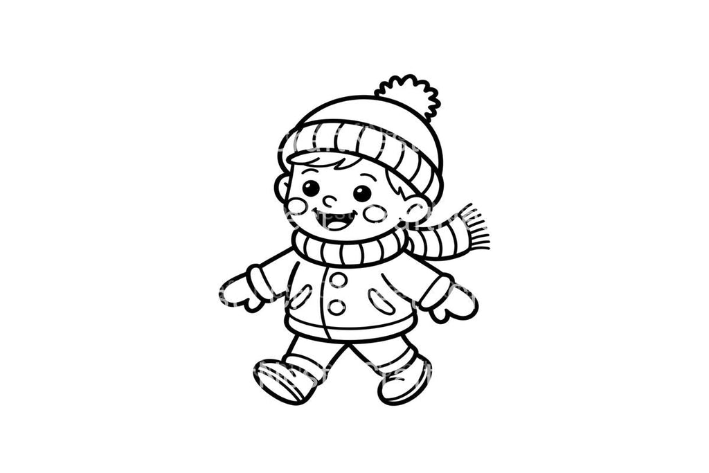 Christmas Elf Tangled in Lights Coloring Books
