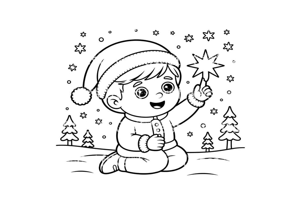 Winter Kids Fun Coloring Books