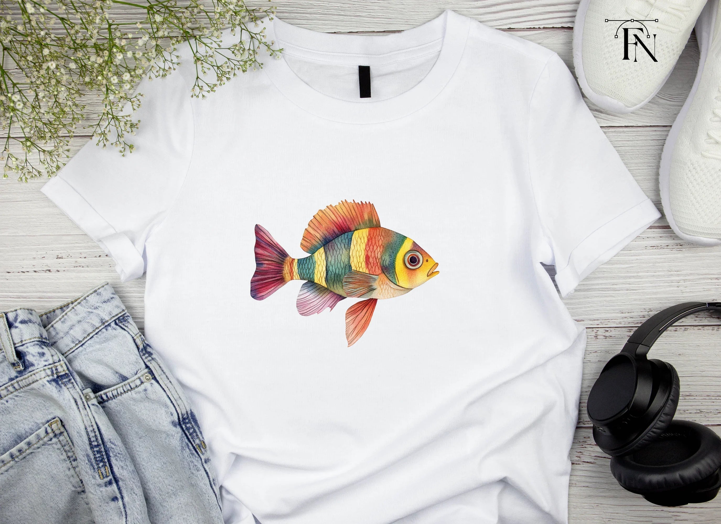 Vibrant Tropical Fish Clipart Bundle