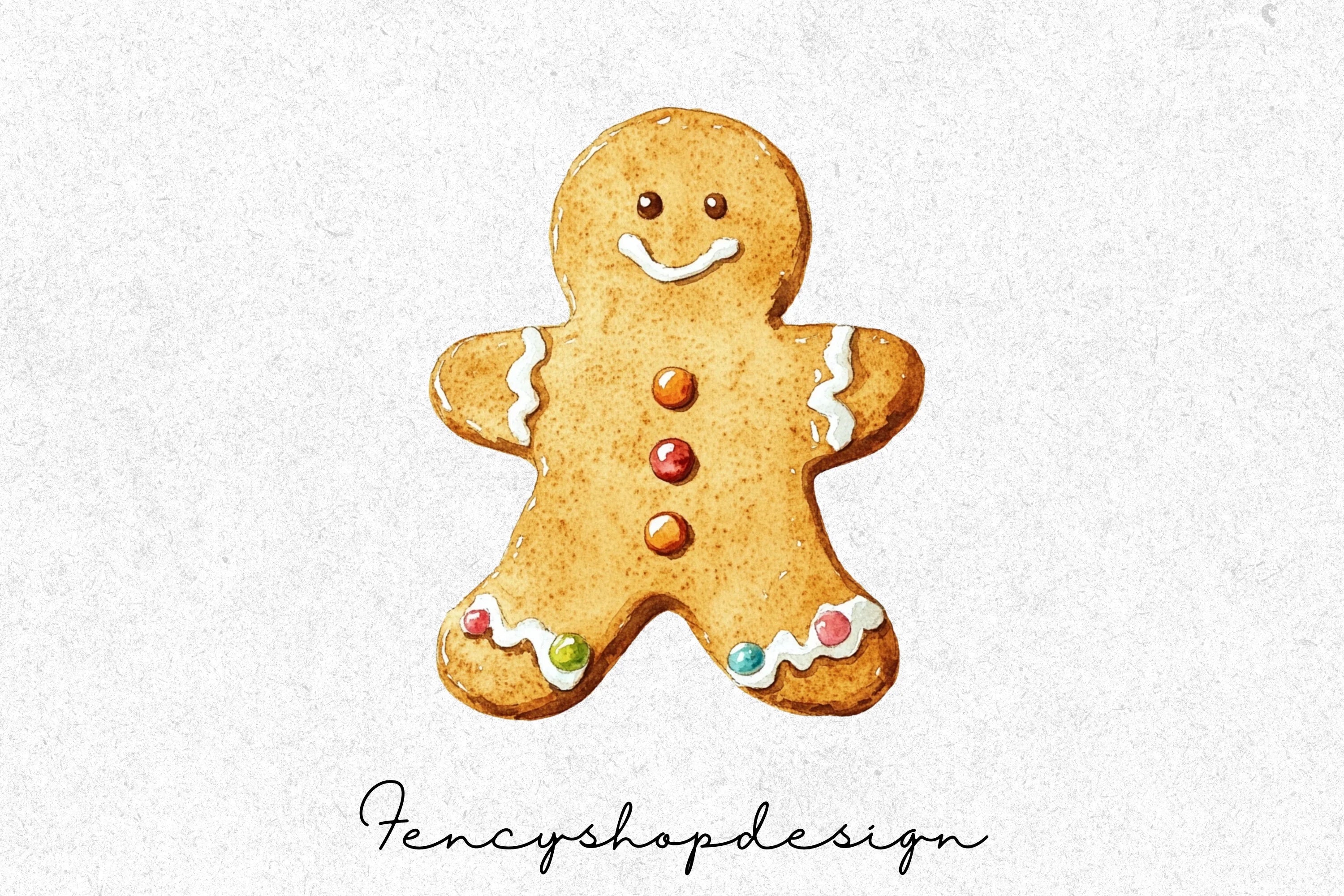 Gingerbread Man Clipart Bundle