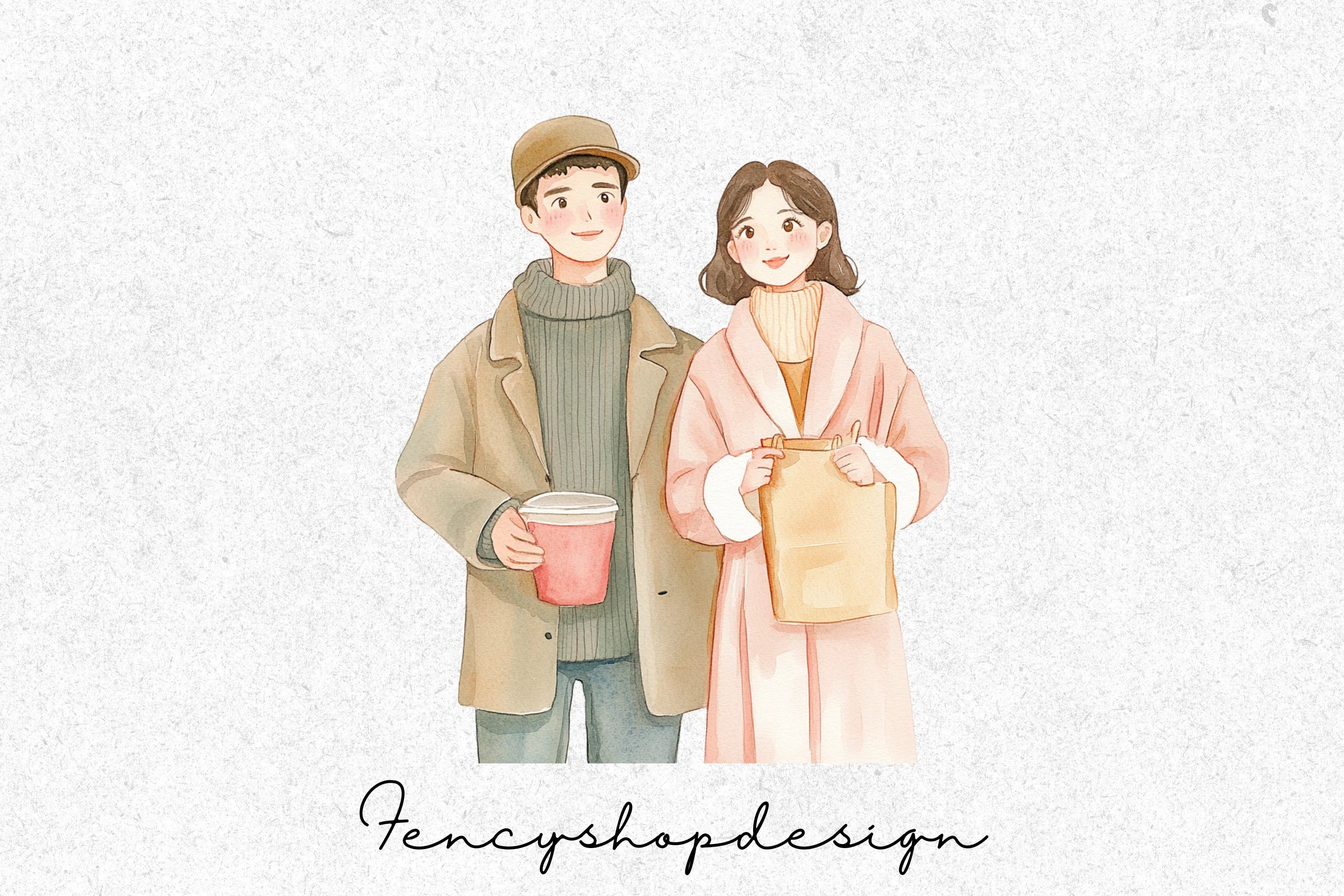 Romantic Couple Clipart Bundle