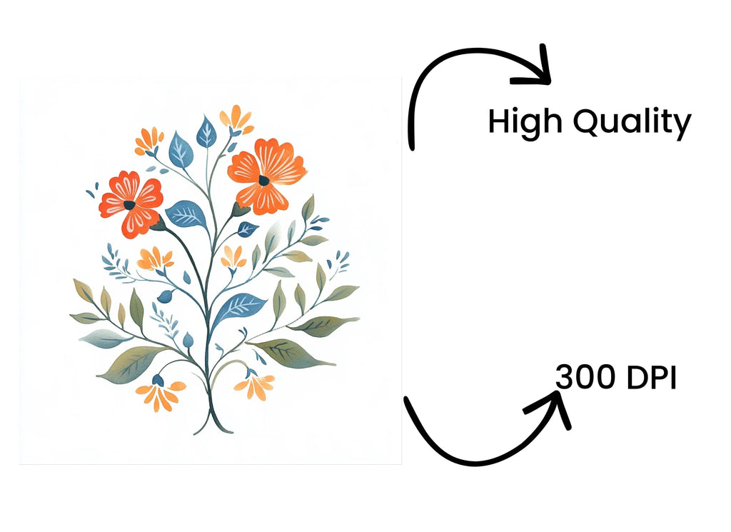 Vibrant Flower Clipart Bundle