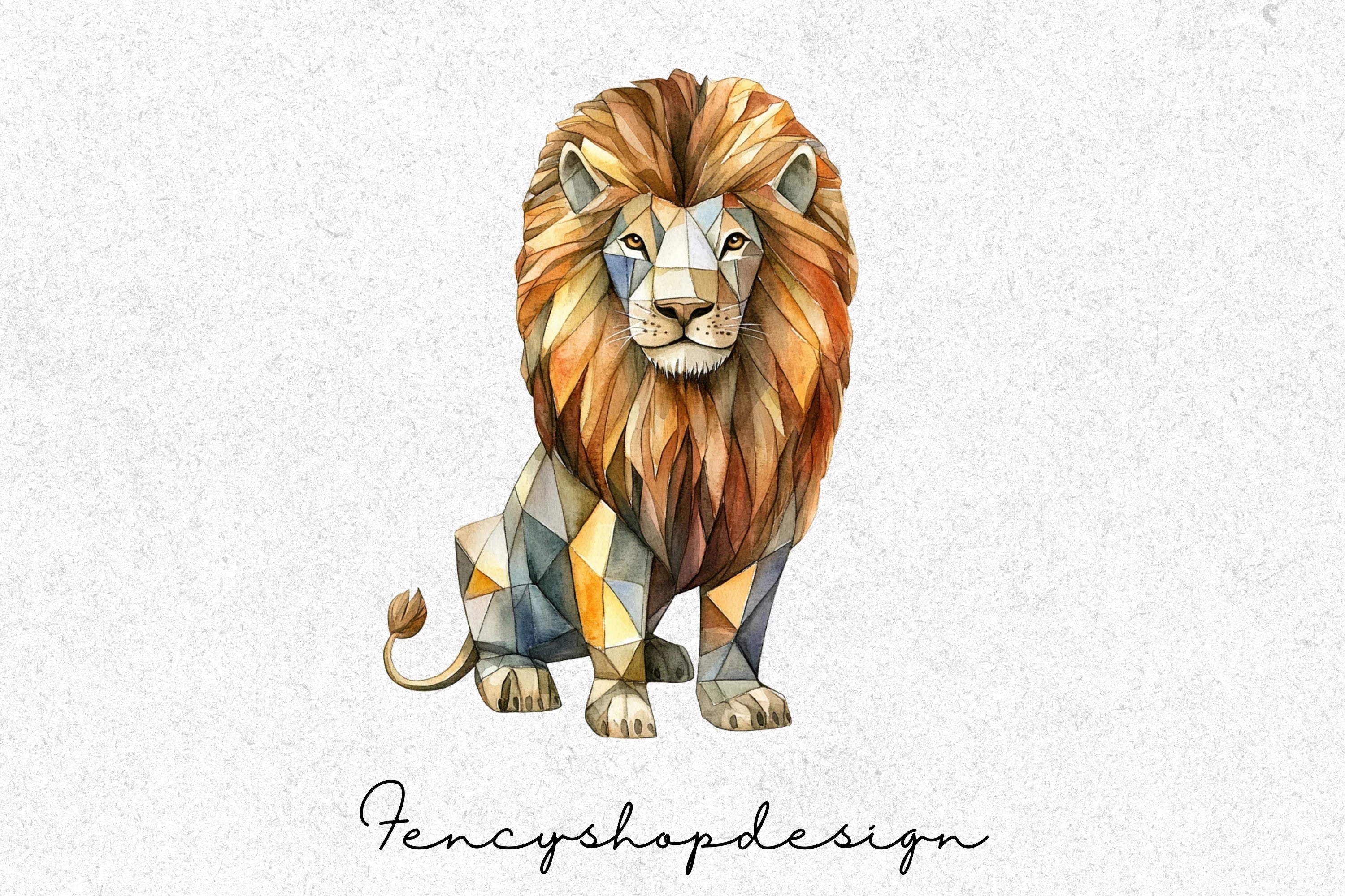 Majestic Lion Clipart Bundle