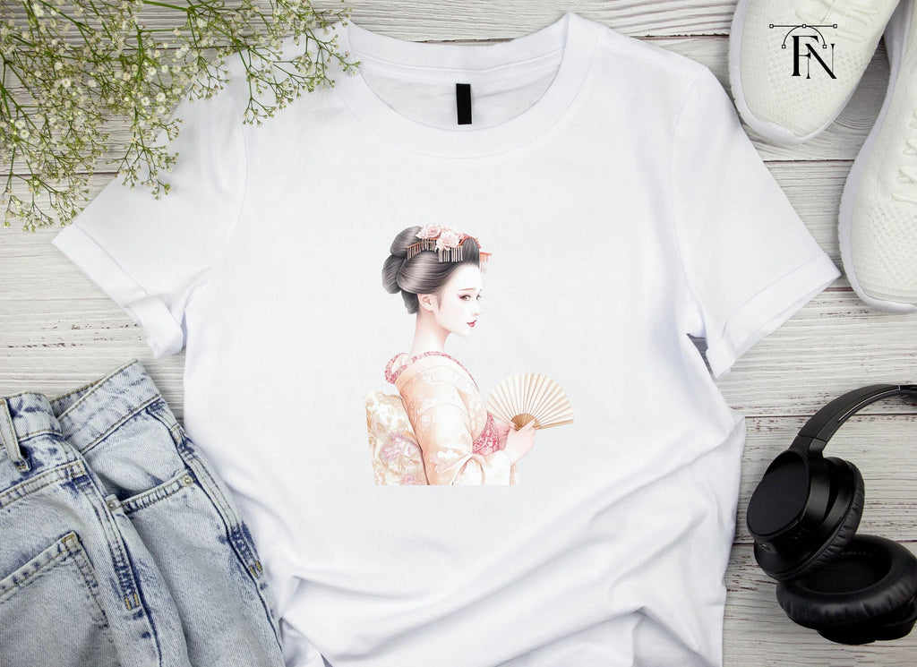 Japanese Geisha Clipart Bundle
