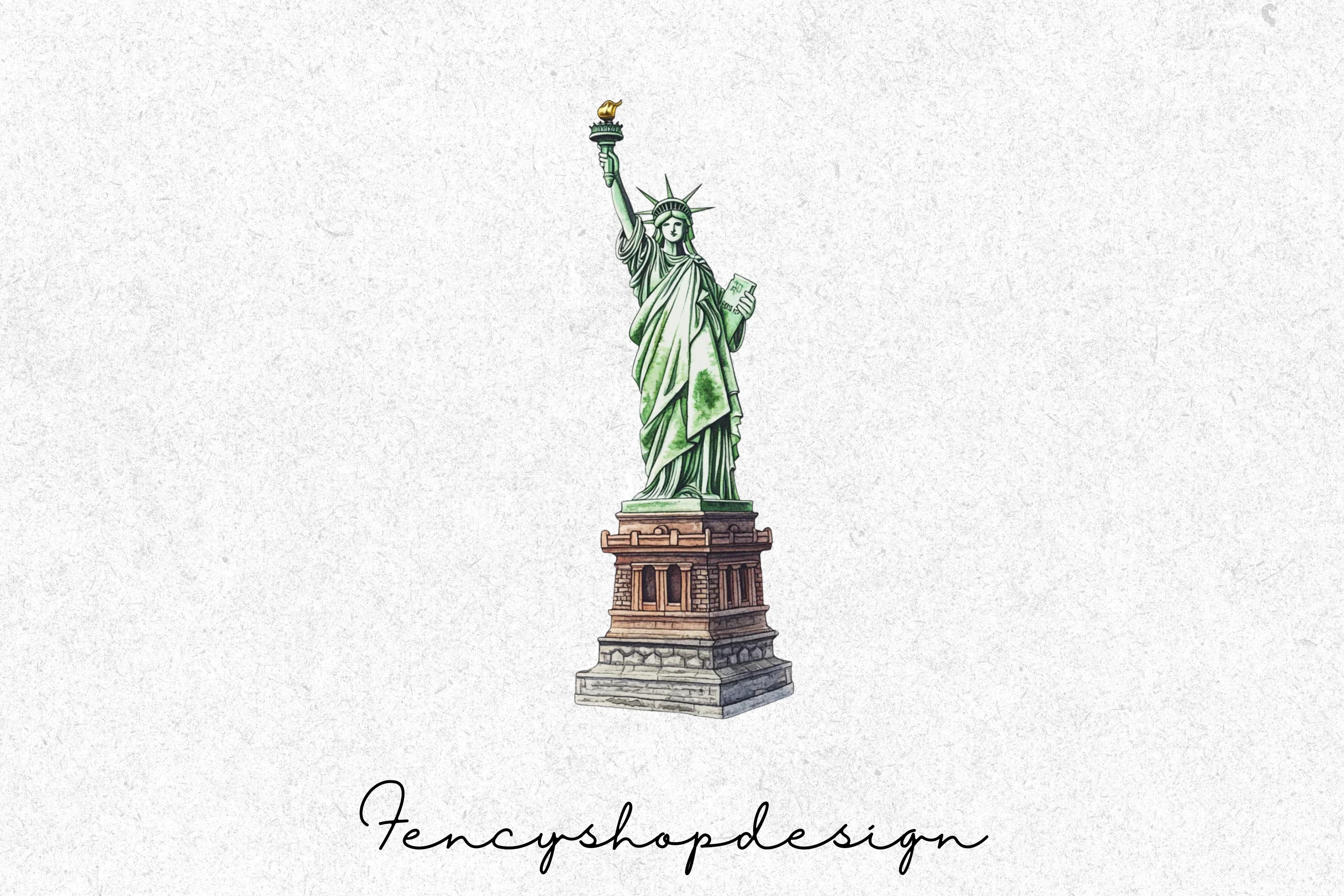 Statue of Liberty Clipart Bundle