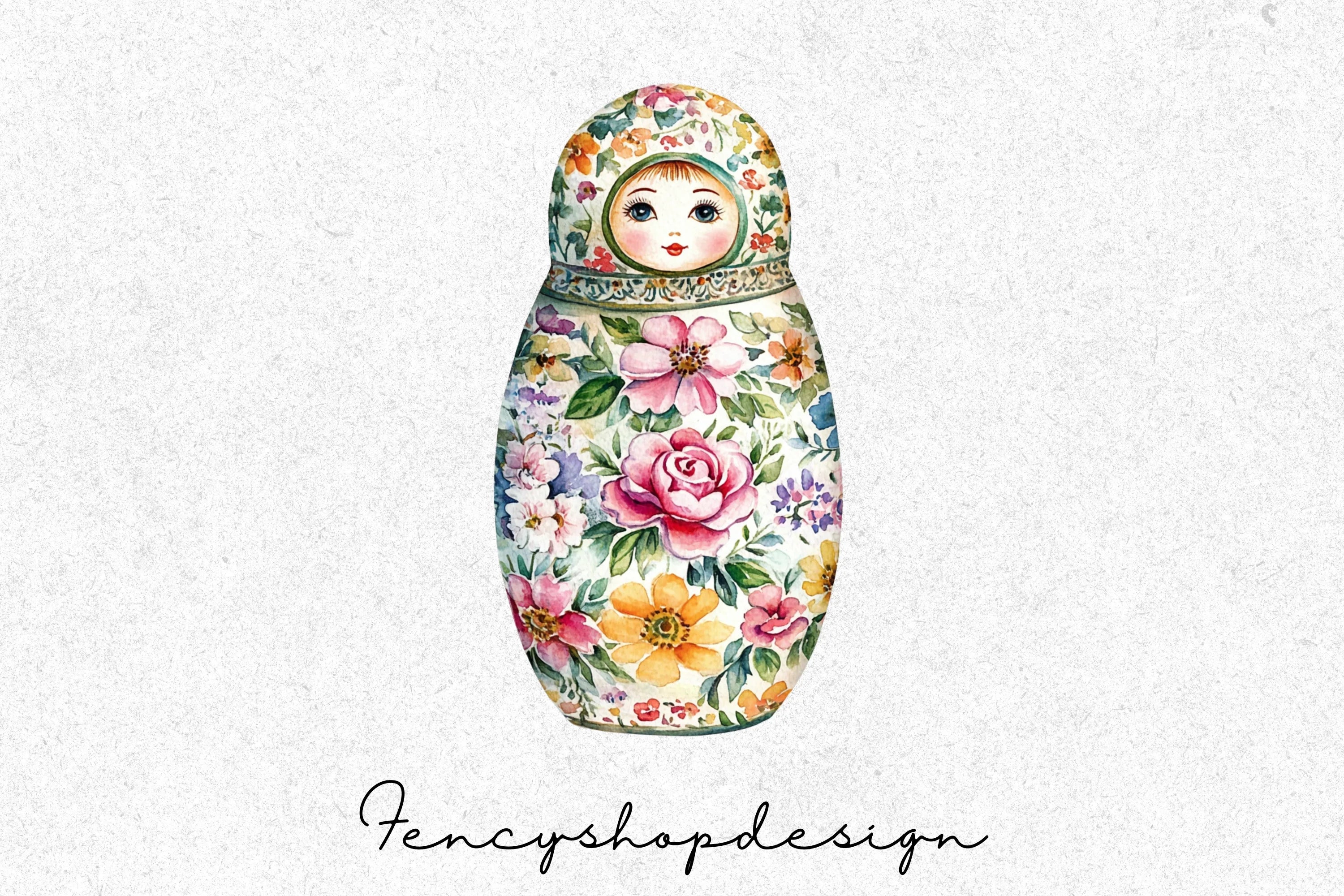 Matryoshka Dolls Clipart Bundle