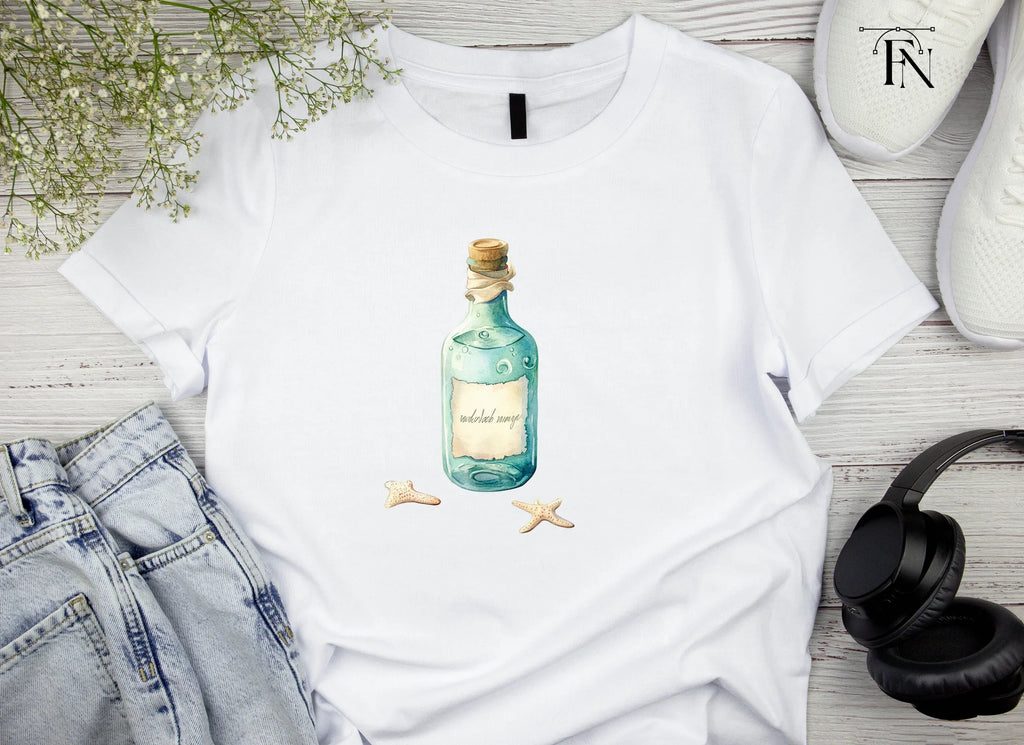 Ocean Message in a Bottle Clipart Bundle