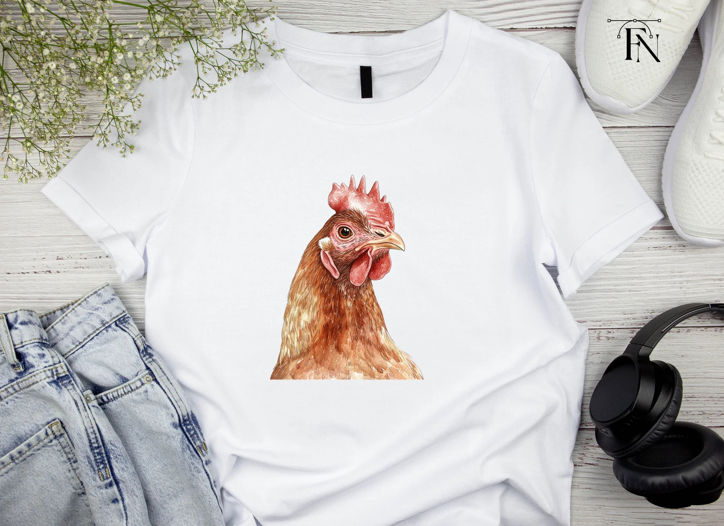 Detailed Hen Head Clipart Bundle