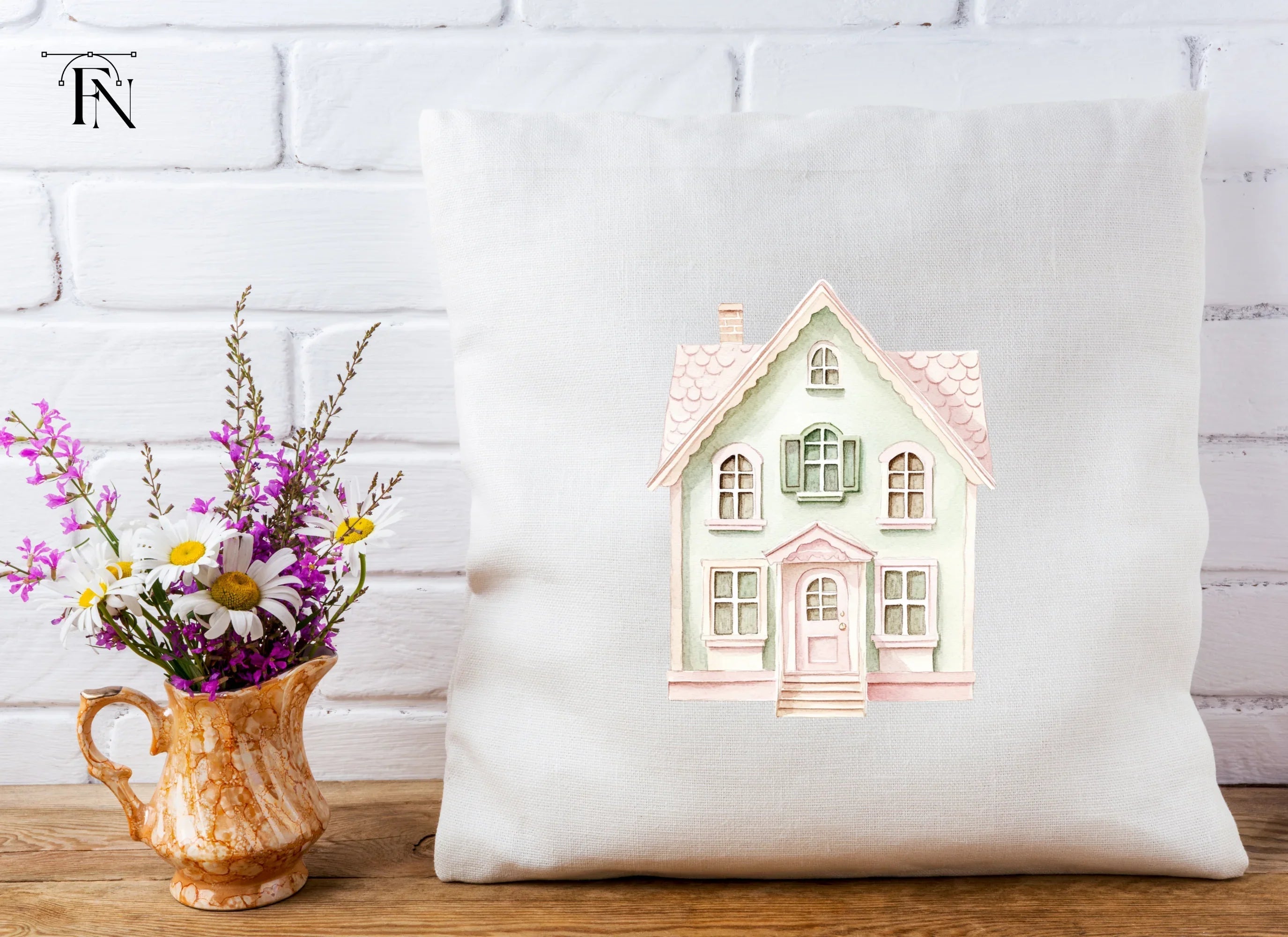 Whimsical Houses Clipart Bundle