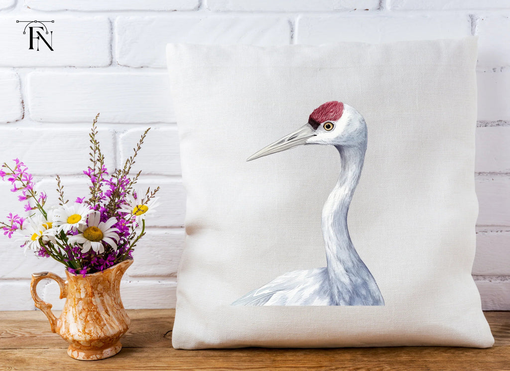 Elegant Crane Bird Head Clipart Bundle