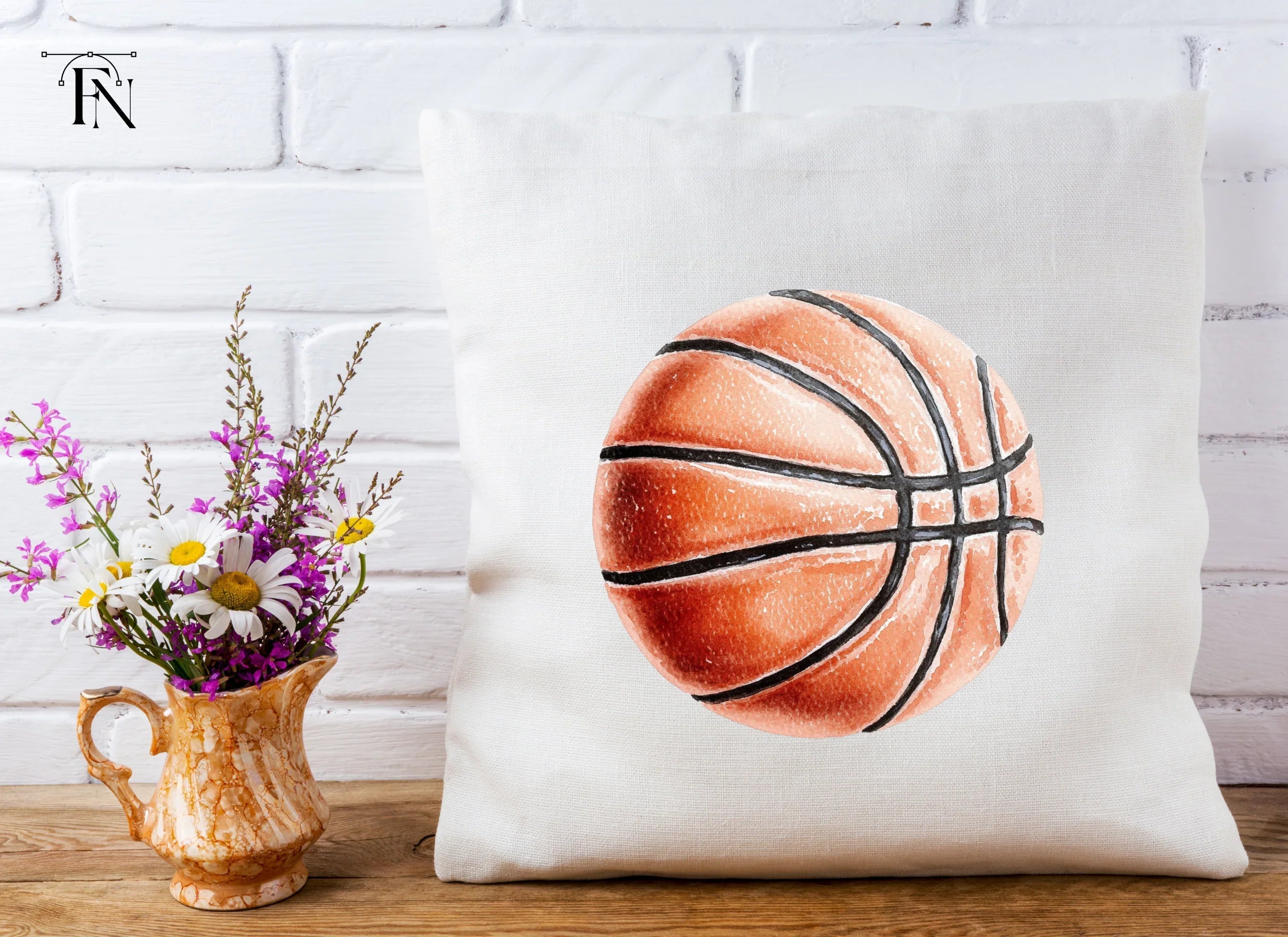 Dynamic Basketball Elements Clipart Bundle