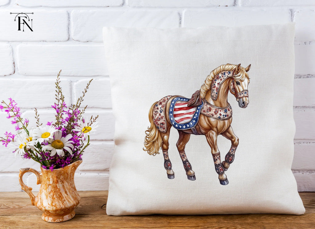 Patriotic Horse Clipart Bundle