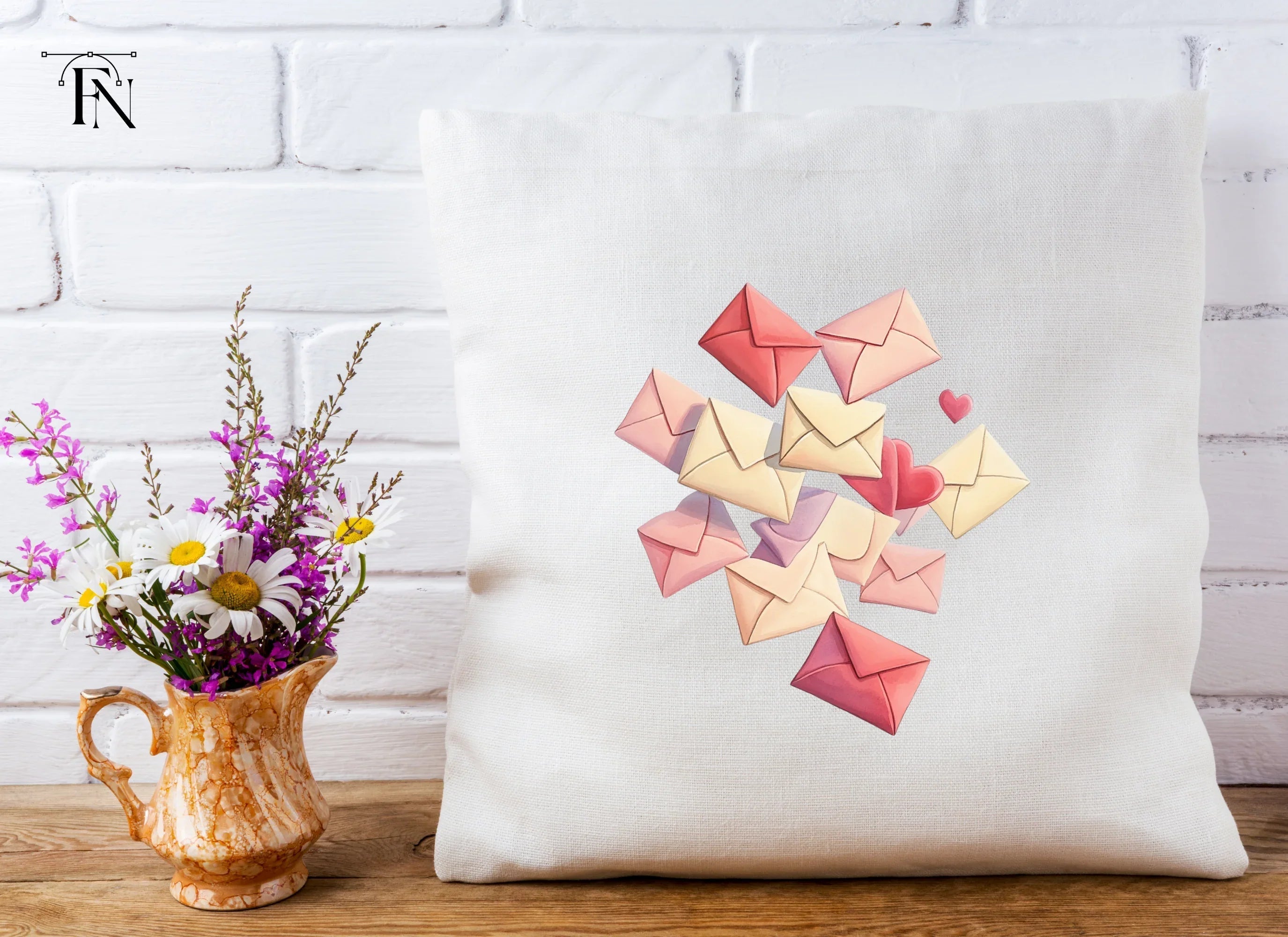 Romantic Love Letters Clipart Bundle