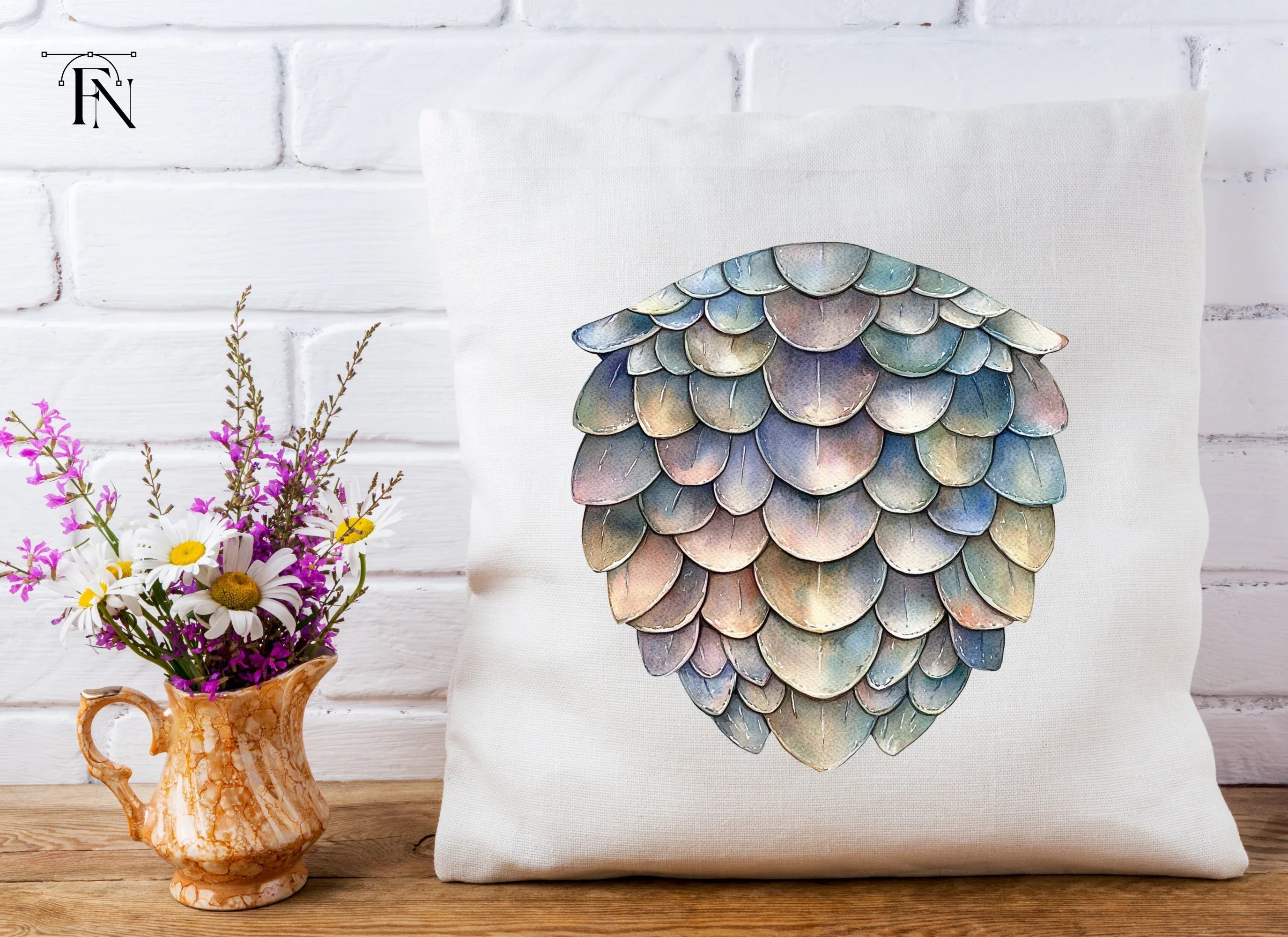Dragon Scales Clipart Bundle