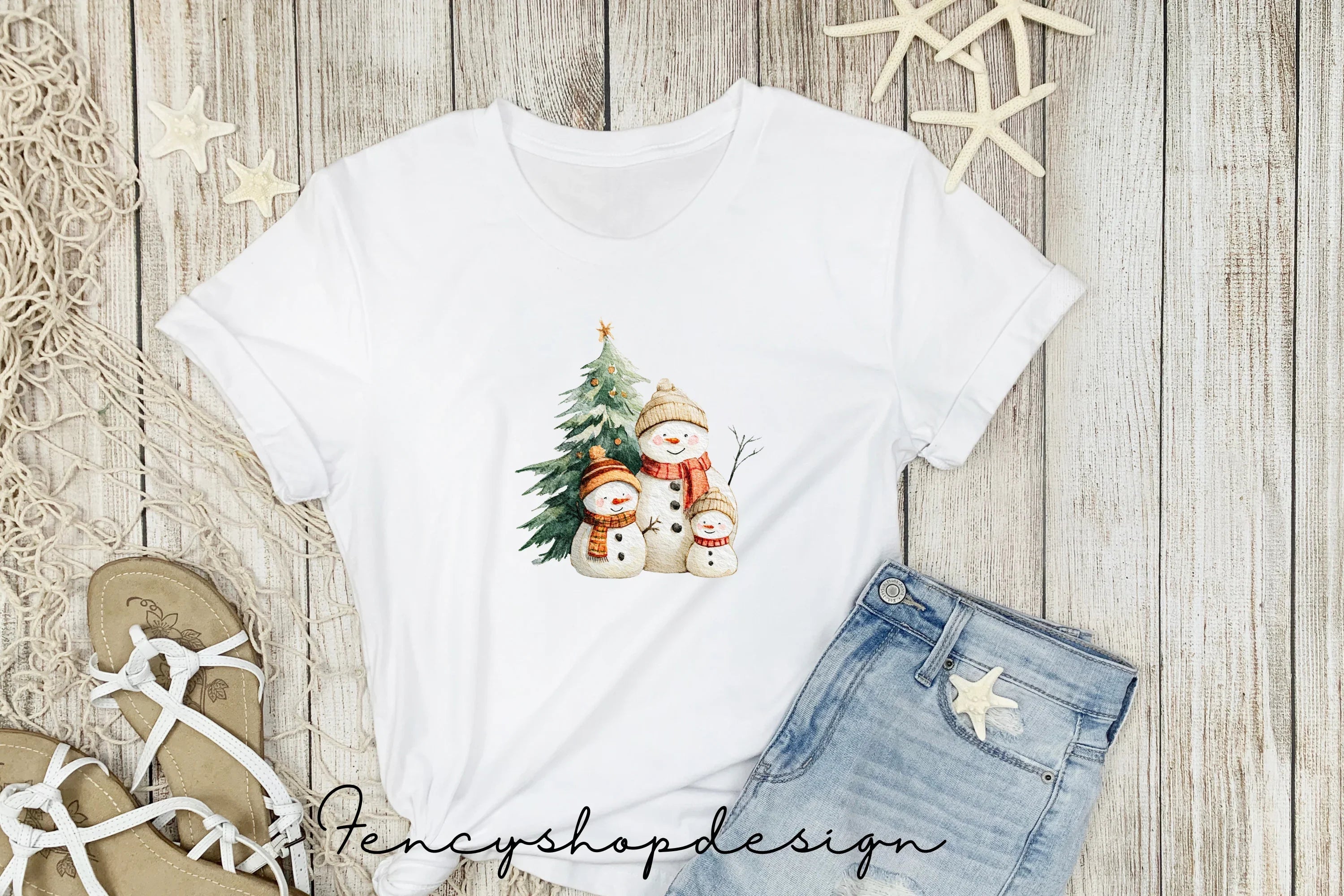 Snowman Family Clipart Bundle