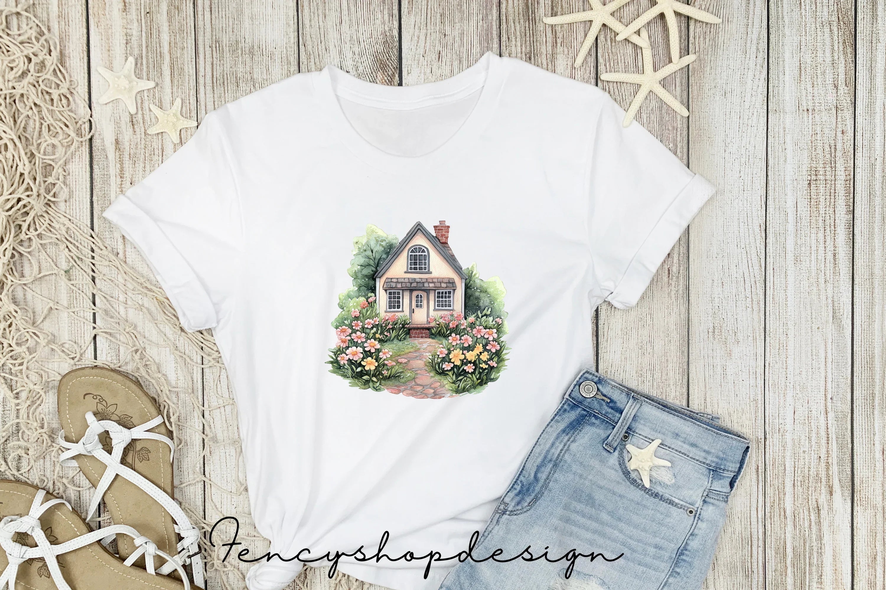 Cottage Clipart Bundle