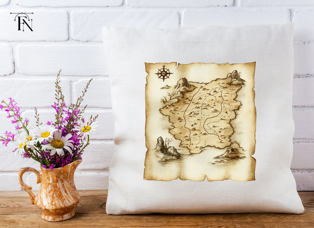 Vintage Treasure Maps Clipart Bundle