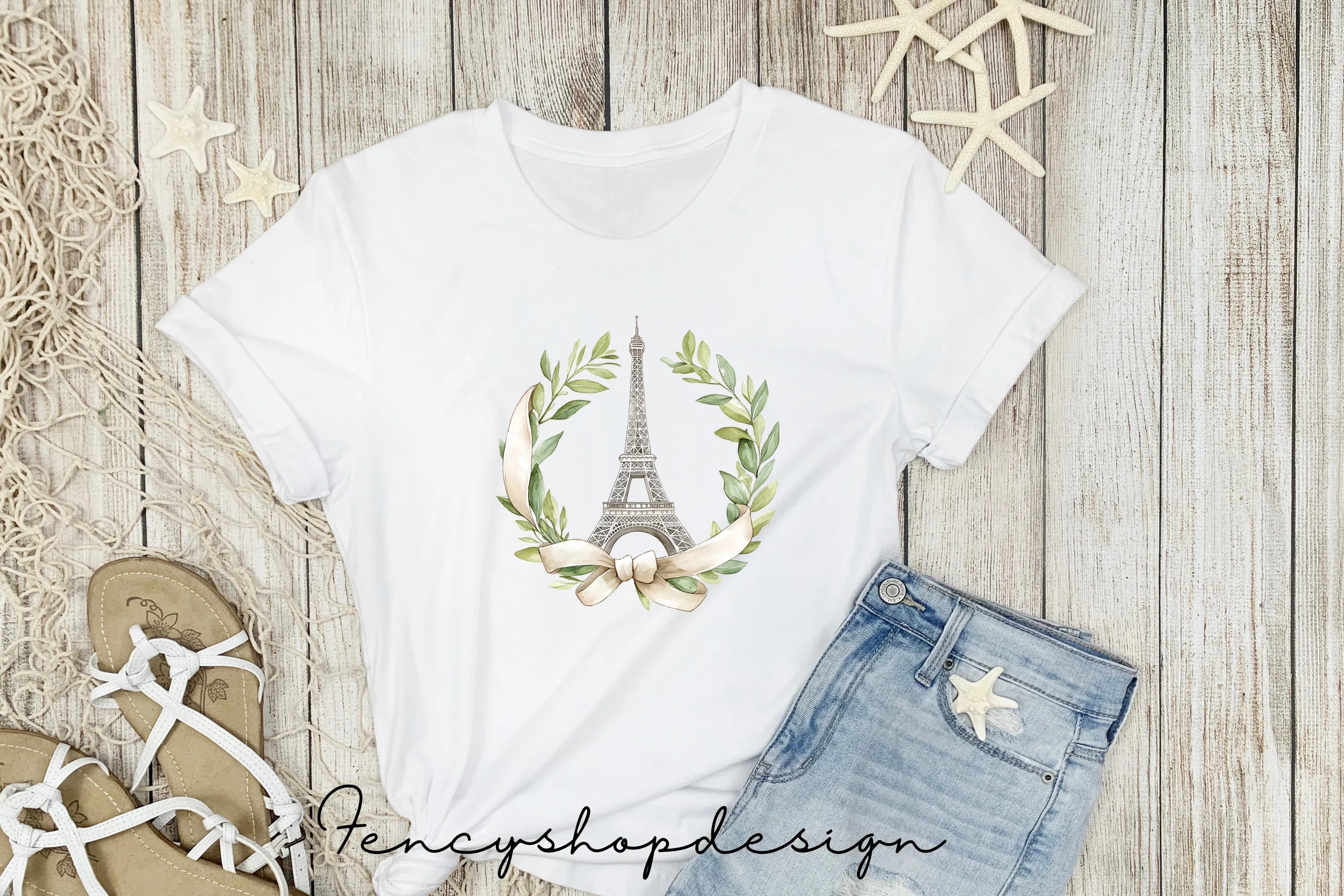 Eiffel Tower Clipart Bundle