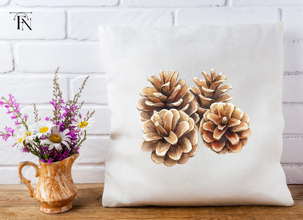 Pine Cones Clipart Bundle