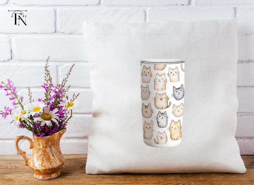 Cute Cat Faces Clipart Bundle
